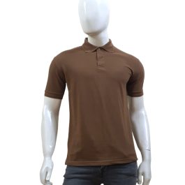 Plain Beige Polo Shirt