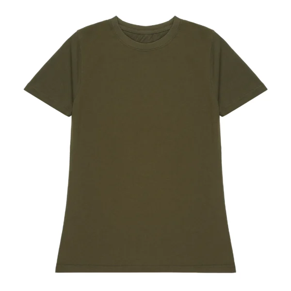 Womens T Shirt Half Sleeves Green