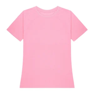 Womens T Shirt Half Sleeves Pink