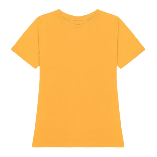 Womens T Shirt Half Sleeves Yellow