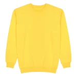 plain yellow sweatshirt in bulk